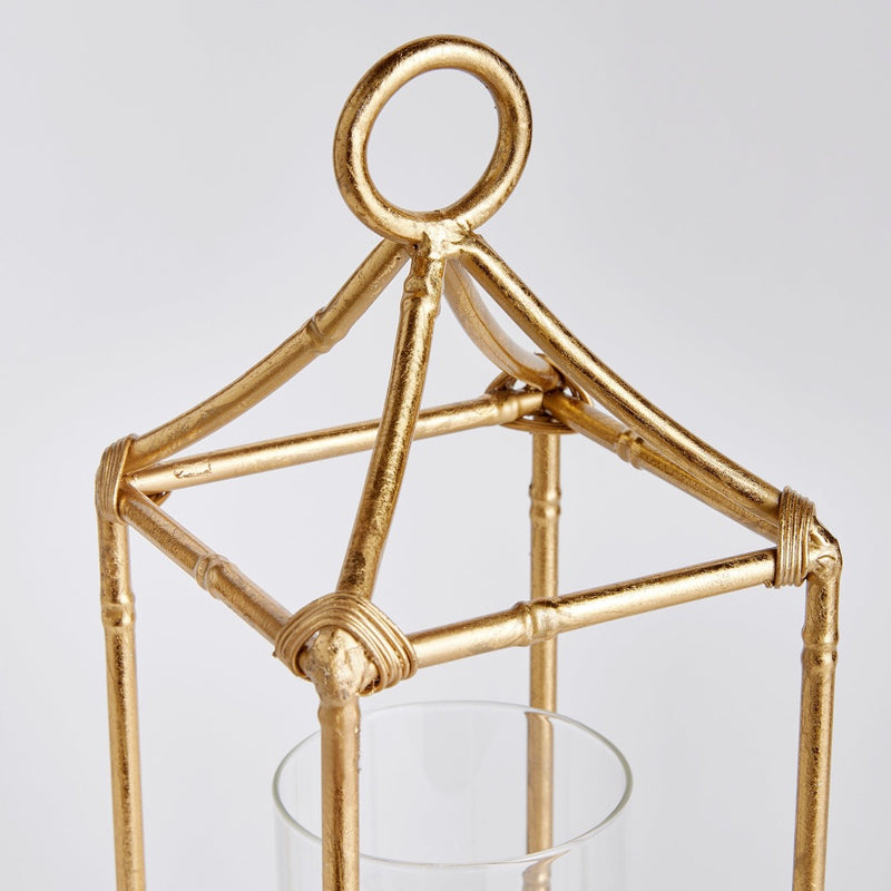 antique brass small lantern contemporary glass cylinder