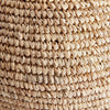 corn husk woven natural vase organic small