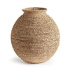 natural corn husk vase woven organic large