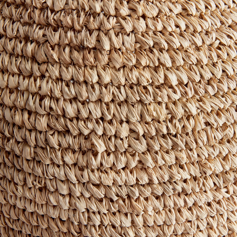 natural corn husk vase woven organic large
