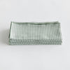 green white gingham dinner napkin set