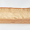 ochre gingham dinner napkin set