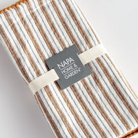 ochre textured dinner napkin set