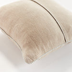 down insert flax green fiber throw pillow