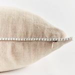 down insert flax green fiber throw pillow