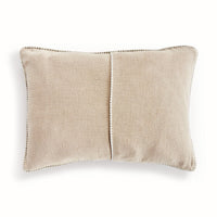 down insert flax green fiber lumbar pillow