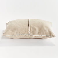 down insert flax green fiber lumbar pillow