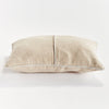down insert flax green fiber lumbar pillow