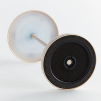 Bottom of table lamp base black round