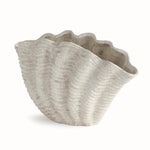 shell vase crackle glaze 