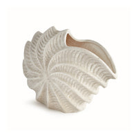 Shell-shaped decorative vase