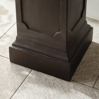 The Fibreclay Chambers Pedestal by Napa Home & Garden stands on a light-colored tiled floor.