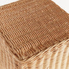 natural pedestal rattan square base