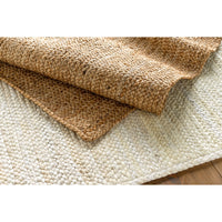 area rug natural braids jute hand woven no pile braided texture