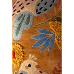 embroidery pillows birds multi color set of 2
