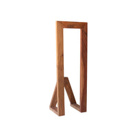 wall towel rack wooden organic modern