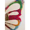 colorful butterfly throw pillow kantha throw