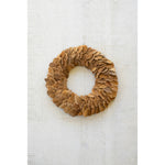 sponge mushroom wreath natural organic