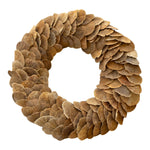 sponge mushroom wreath natural organic