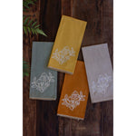 mushroom tea towels set 