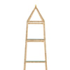 etagere tapered 4 shelf rope wrapped frame