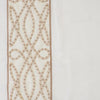 ivory linen blend drapery panels neutral rope embellishment edge
