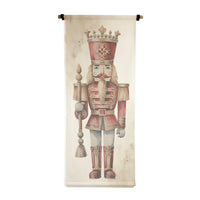 canvas scroll nutcracker christmas decor red