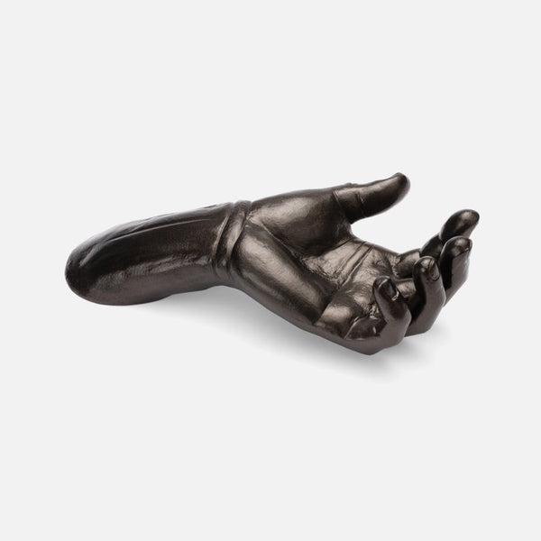 oil bronze aluminum hand