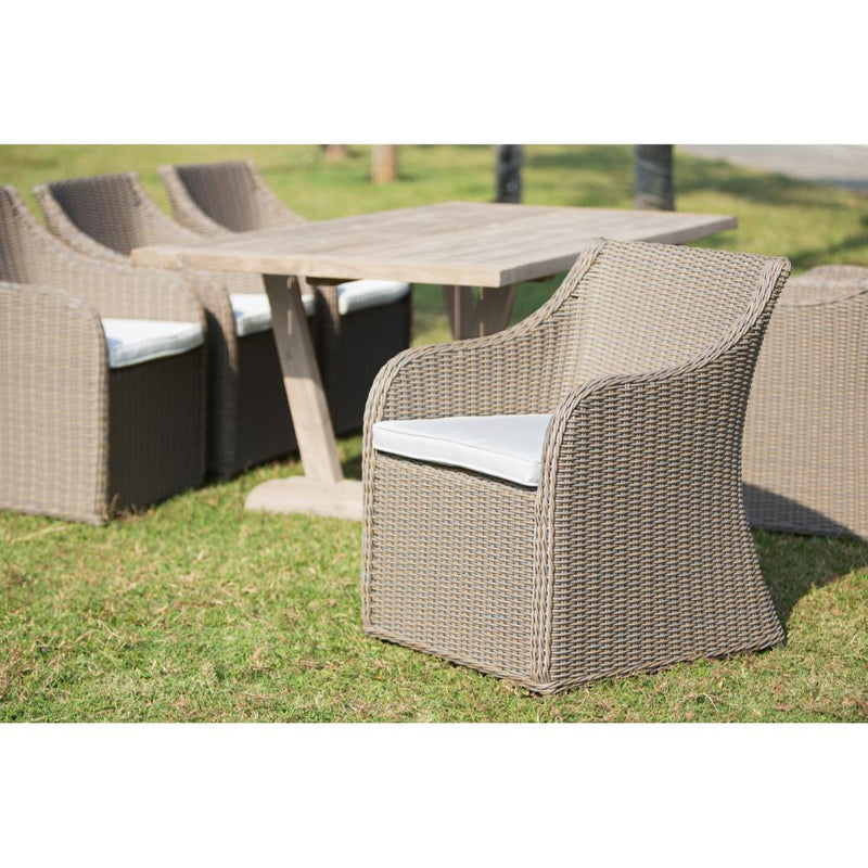 Luxury Designer Padma's Plantation Outdoor Porto Fino Dining Chair