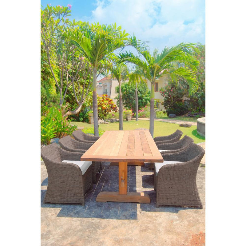 Luxury Designer Padma's Plantation Outdoor Porto Fino Dining Chair