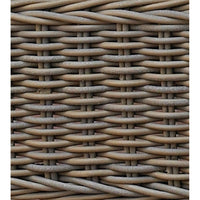 Padma's Plantation Outdoor Gray Wicker Kubu Wing Chair