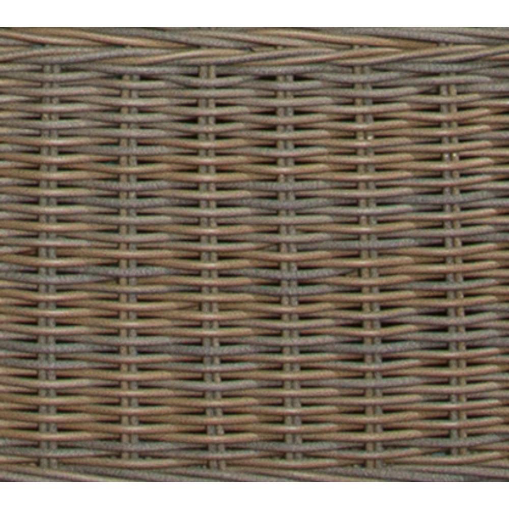 Padma's Plantation Outdoor Gray Wicker Kubu Wing Chair