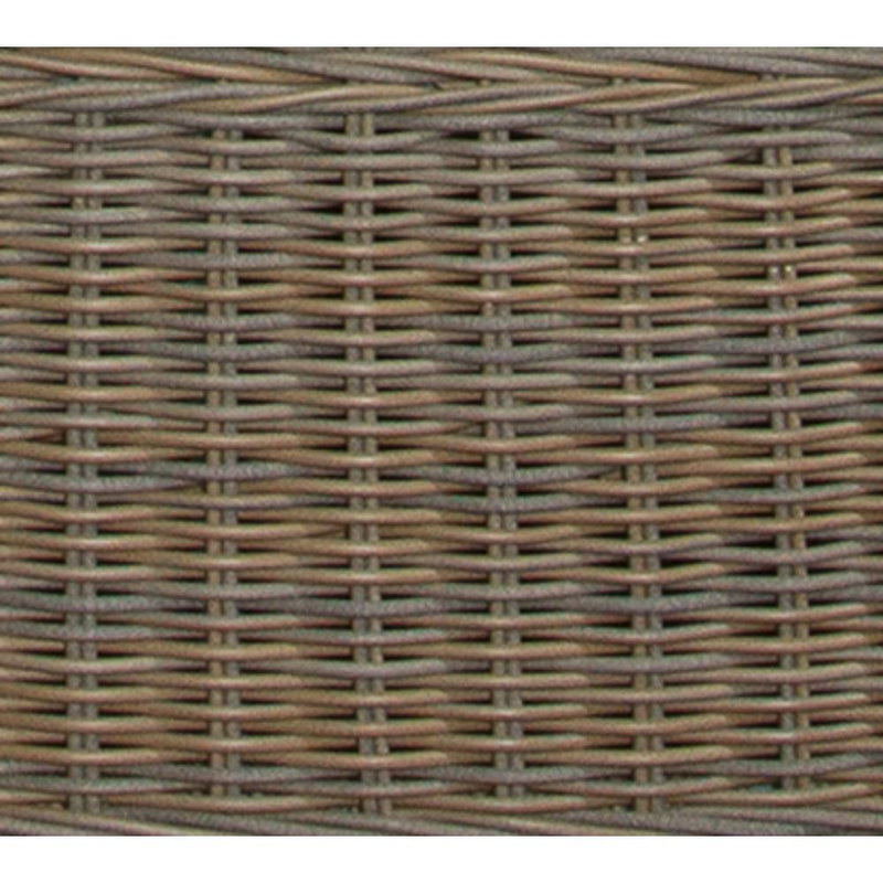 Padma's Plantation Outdoor Gray Wicker Kubu Wing Chair