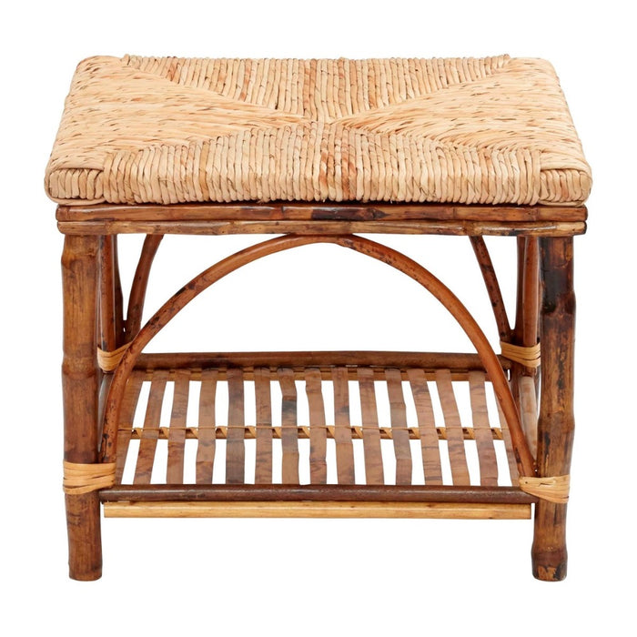 ottoman tortoise rattan rush seat