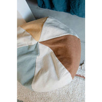 beach ball pouf multi colored cotton kids room