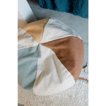 beach ball pouf multi colored cotton kids room