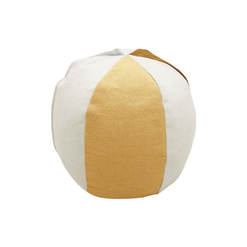 beach ball pouf multi colored cotton kids room