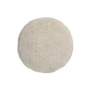 braided handle round floor pouf natural rug pile cotton canvas