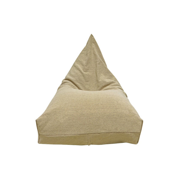 floor pouf beanbag beige zippered cover washable handmade
