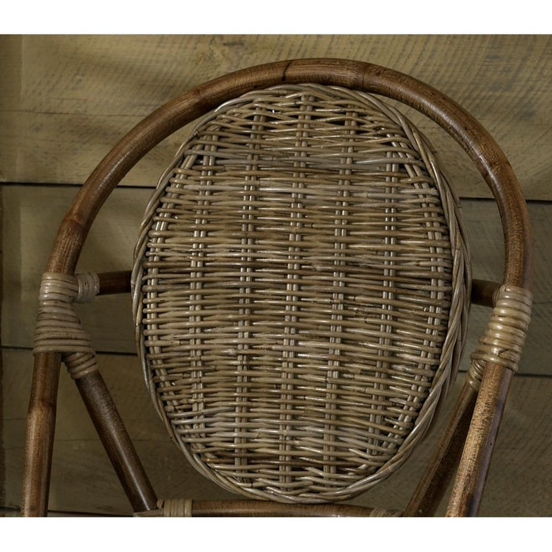 Luxury Designer Padma's Plantation Kubu Paris Bistro Chairs Set (2)