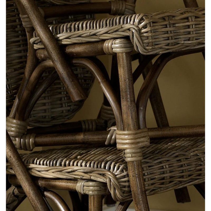 Luxury Designer Padma's Plantation Kubu Paris Bistro Chairs Set (2)