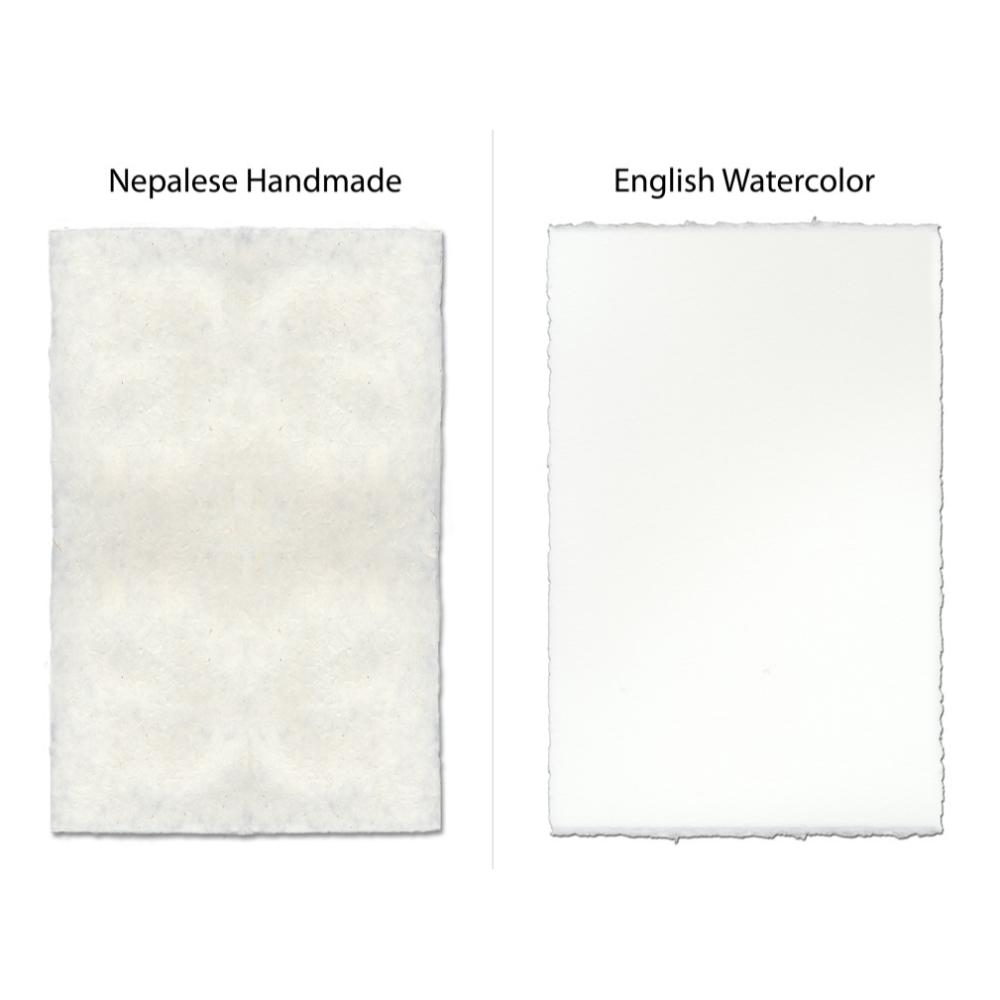 nepalese and english watercolor paper options