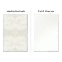 nepalese and english watercolor paper options