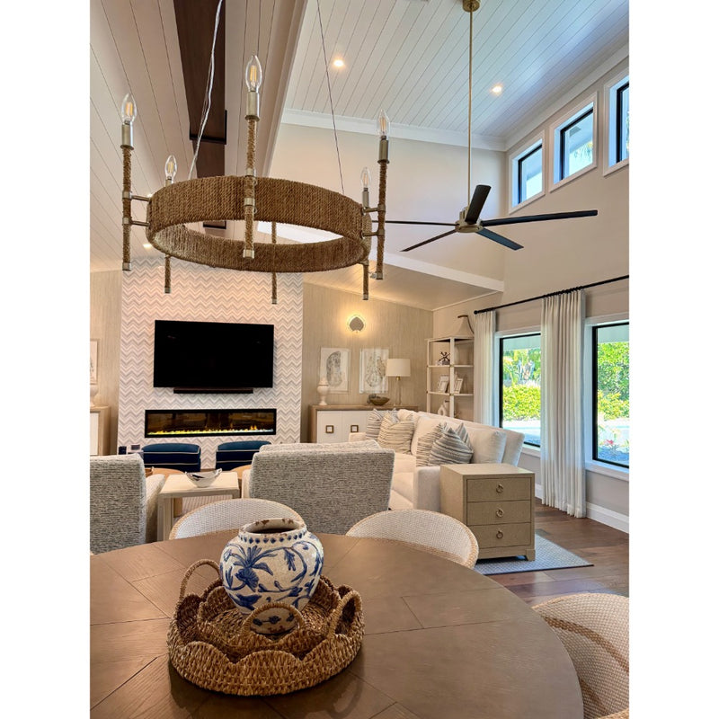 rattan scalloped trays decor lifestyle
