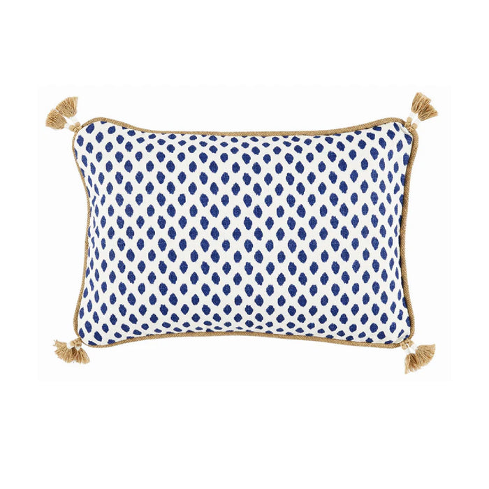 Saraha Midnight Lumbar Pillow - Luxury USA-Made Accents | BSEID
