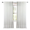 plain ivory linen sheer curtain panels