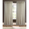 plain natural linen sheer curtain panels