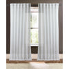 plain white linen sheer curtain panels