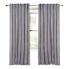 plain zinc color velvet curtain panels