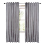 plain zinc color velvet curtain panels